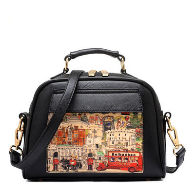 

2017 Famous Brand Women Pu Leather Handbag Women Messenger Bags Women Shoulder Bag Pouch Printing Female Bag