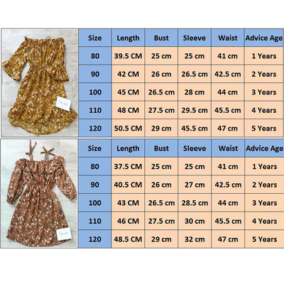

Kid Baby Girls Cotton Long Sleeve Floral Dress Toddler Princess Party Dresses