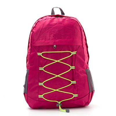 

Outdoor Men Women Backpack Lightweight Packable Backpack Nylon Waterproof Foldable Criss-Cross Rope Travel Shoulder Bags Mochila