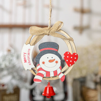 

1Pc Christmas Wooden Craft Xmas Tree Hanging Ornament Pendant For Party Personalised Wooden Christmas Baubles