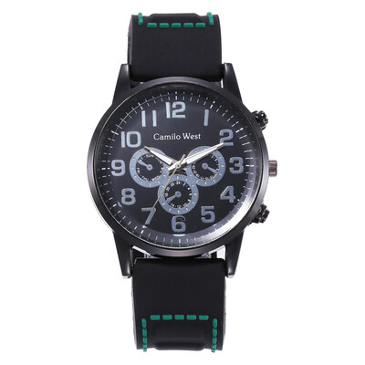 

New hot-selling mens sports silicone watch student break