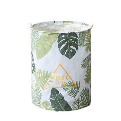 

Laundry Basket Organizer with Rope Handles Folding Cylindric Storage Bin Laundry Hamper for Kids Toy Clothes