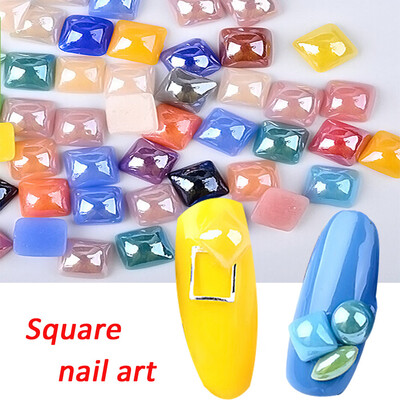 

〖Follure〗1 Bag Nail Patch Ornaments Color Mixed Color Resin Nail Ornaments Nail Art