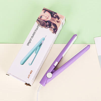 

New Mini Ceramic Electronic Hair Straightener Portable Mini Hair Flat Iron Wet Irons Hair Crimper Styling Tools