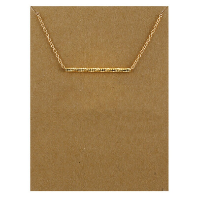 

New SilverGold-color Balance Wood Straight Bar Alloy Clavicle snake Pendant Short Necklace Freeshipping