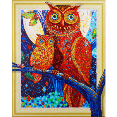 

Gobestart Special Shaped Diamond Painting DIY 5D Partial Drill Cross Stitch Kits Crystal R