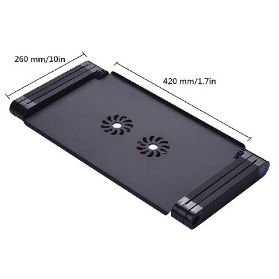 

YL-803 Desk Stand Foldable Adjustable Aluminum Portable Laptop Stand Work Study TV Effective Solutions Light Weight Ergonomic Bed