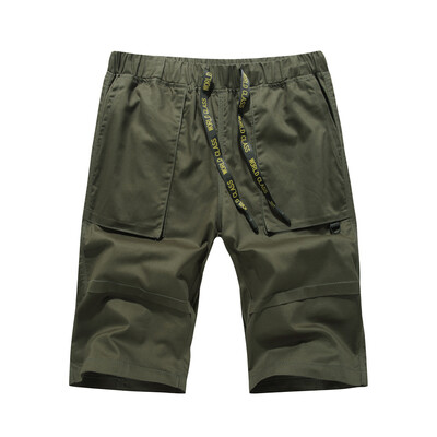 

Tailored Fashion Mens Casual Pure Color Pocket Overalls Wind Overalls Shorts