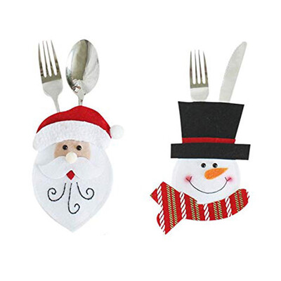 

ChristmasSilverwarePocketsHoldersCutleryCoverHolidayPartyHomeTableDinnerCuttersForksBags