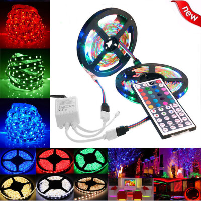 

Siaonvr 10M 3528 SMD RGB 600 LED Strip light string tape44 Key IR remote control