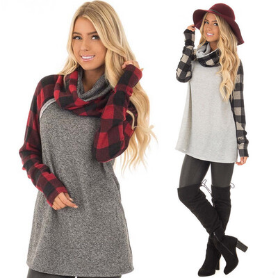 

Plus Size Women Long Sleeve Pullover T-shirt Lady Loose Baggy Casual Top Jumper