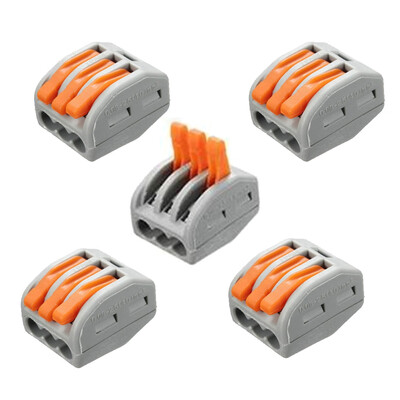 

ZDM 235 Pins ET25 32A Spring Terminal Block Electric Cable Wire Connector 5PCS