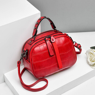 

2019 spring&summer new striped shoulder diagonal package Korean fashion casual ladies small square bag
