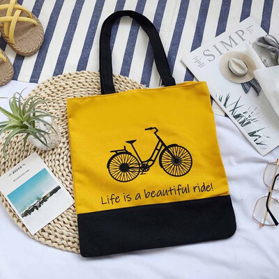 

Tailored Women 2019 New Letter Canvas Bag Student Shoulder Bag Girl Fashion Casual Tote