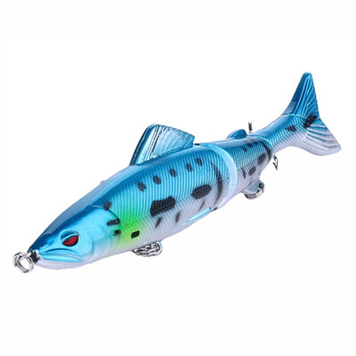 

New Hot 1Pcslot 3D eyes Fishing Lure Pencil Hard Bait 130mm 18g Artificial Bait Multi Jointed Sections Wobblers Pesca Fish Tackle