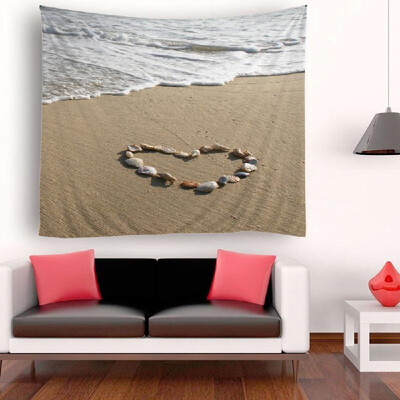 

Tapestry Wall Hanging Scenery Tapestries Seaside Sunset Forest Tapestry Wall Decoration for Bedroom Living Room Dorm 512"X591