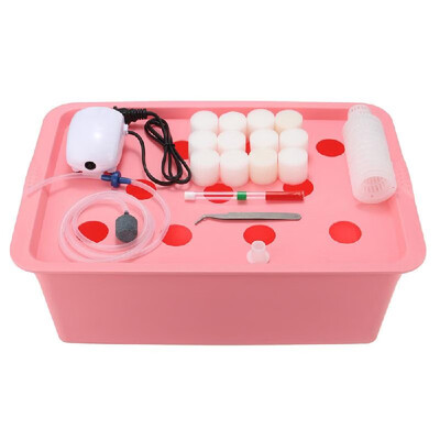 

11 Holes Plant Site Hydroponic System Grow Kit Bubble Indoor Garden Cabinet Box