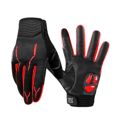 

Outdoor Full Finger Cycling Gloves Gel Bike Long Sports Touchscreen Gloves