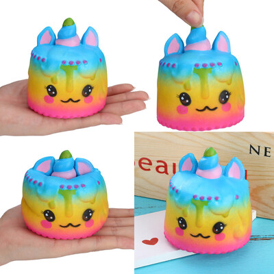 

Gotoamei Squishies Jumbo Cake Slow Rising Squeeze Stress Reliever Charm Kids Toy Gift