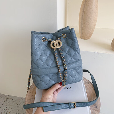 

Linger chain package ins early autumn leisure bucket package new 2019 small fresh womens bag single shoulder satchel