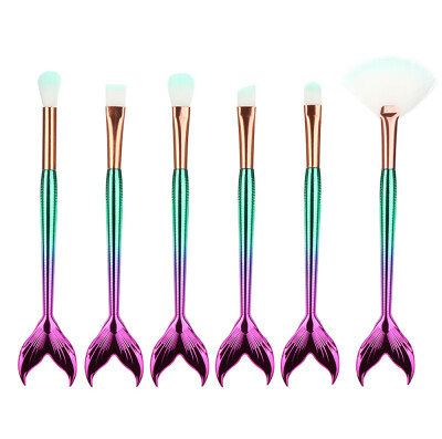 

Toponeto 6PCS Make Up Foundation Eyebrow Eyeliner Blush Cosmetic Concealer Brushes