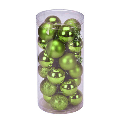 

Gobestart Christmas 4 cm 24PC Plastic Christmas Tree Decoration Ball BU