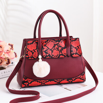 

2019 new womens handbags Europe&the United States big bag PU leather fashion trend shoulder bag handbag