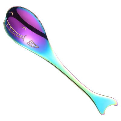 

Toponeto Colorful Marine Animal Spoon Handle Ice Cream Drinking Tools Kitchen Gadget