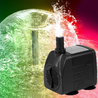 

15W Ultra-quiet USB Water Pump with Power Cord IP68 Waterproof for Aquarium Fish Tank Fountain with 4 LED Light