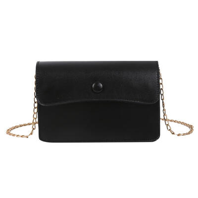

Solid Color Clutch Women Leather Shoulder Messenger Small Square Flap Bags
