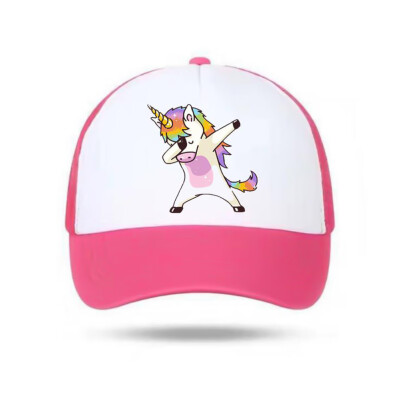 

Unicorn Cap Girls Boy Kids Baseball Cap Summer Sun Hat Adjustable Unique Gift