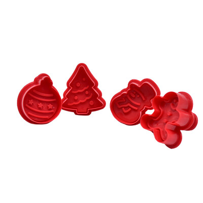 

4PCSSet Cake Cutting Die Chocolate Multi Pattern Cutters Bread Making Baking Mould Fondant Mold Tool