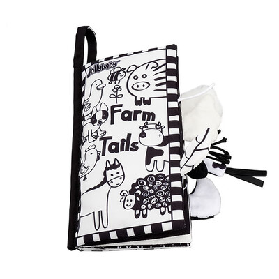 

Tailored Baby Kids Intelligence Development Cloth 3D Animal Tail Book Educational Toy