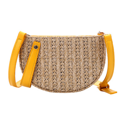 

Small Weaving Crossbody Bags For Women 2019 New Straw Bag Ladies Purses&Handbags Female Travel Cross Body Beach Hand Bag