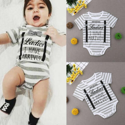 

CA Newborn Baby Boys Gentleman Romper Bodysuit Jumpsuit Playsuit Outfits Clothes