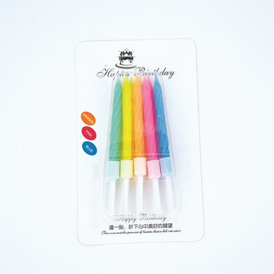 

JINLILAI Multicolored small candles 10 packs birthday candles Party props Birthday supplies 6799