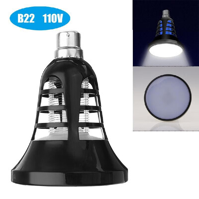 

AC110VAC220V E27B22 8W LEDs Light Bulb WhiteUV Mosquito Killer Lamp Two Function Modes