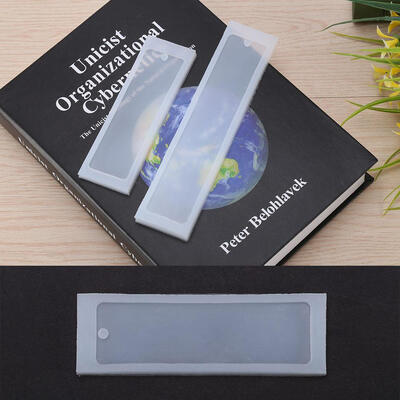 

Greensen 2pcsset DIY Bookmark Mould Rectangle Silicone Mold Making Epoxy Resin Jewelry Craft Tool