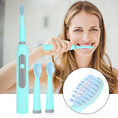 

Electric Tooth Brush Battery Sonic Waterproof Replacement Brush Head Teeth Cleaning Tool Teeth Cleaning Brush Sonic Tooth Brush