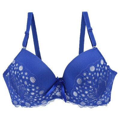 

〖Follure〗Large Rear Double-row Buckled Bra Women Gathering Adjustable Lace Underwear
