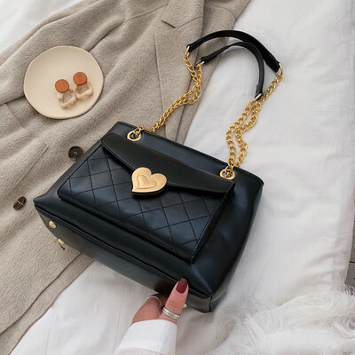 

Net red ins leisure bag fashion small fresh chain small square bag new 2019 womens bag shoulder Messenger bag