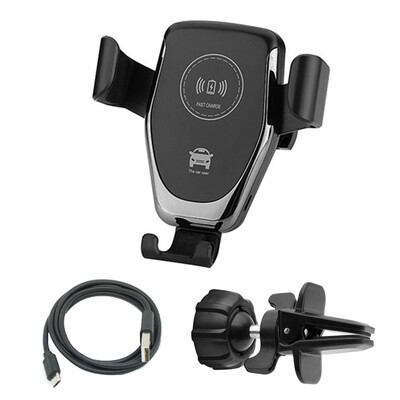 

Car Mount Qi Wireless Charger Automatic Clamping Fast Car Charging Phone Holder Replacement for iPhone