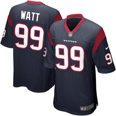 

Youth Football Jersey Houston Texans JJ Watt Navy Blue Game Jersey