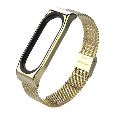 

〖Follure〗Replacement Stainless Steel Mesh Belt Wristband Band Strap For Xiaomi Mi Band 4