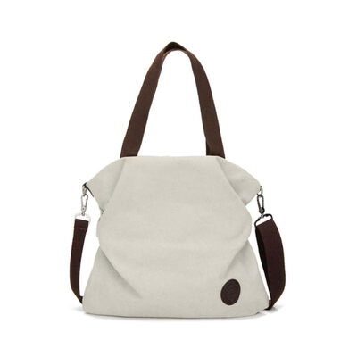 

Fashion Simple Women Large Capacity Canvas Handbag Tote Crossbody Shoulder Bag