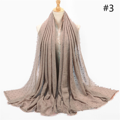 

Amazon new cotton&linen scarf female solid color sunscreen big shawl literary wind envelope scarf Muslim scarf