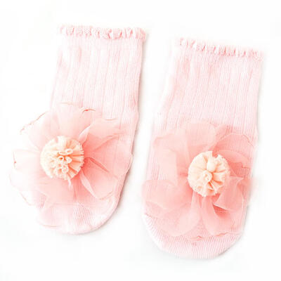 

Baby Floral Lace Princess Socks Cotton Non-Slip Infant Toddler Floor Socks