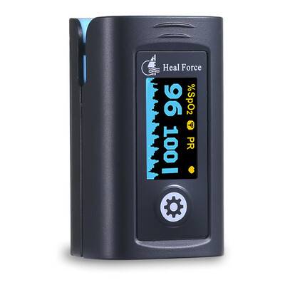 

Heal Force oximeter data transmission USB finger-clamp pulse oximetry heart rate detector KS-CM01