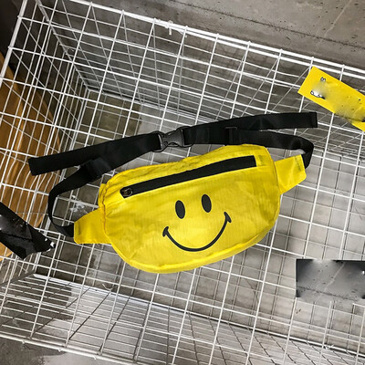 

Tailored Female Chest Bag Fashion Wild Casual Messenger Chest Bag Smiley Shoulder Bag