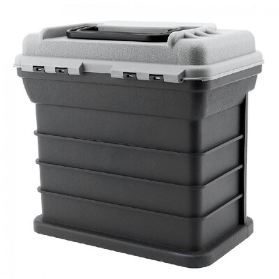 

271726c-m Portable 4 Layers Big Fishing Tackle Box Waterproof Carp Sea Boat Fishing Case Tools Fishing Accessories with Handle U